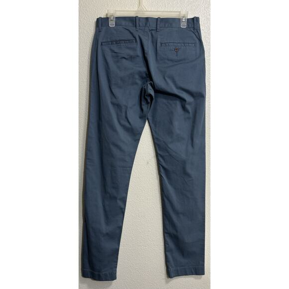 NWT J.Crew Mens Pants Slim Fit Flex Chino 29X32 Blue Classic Preppy - Picture 2 of 12